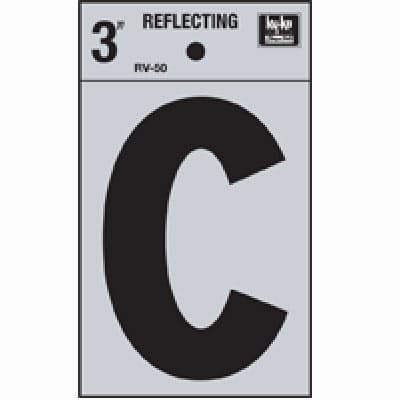 LETRA C REFLECTIVA DE 3"