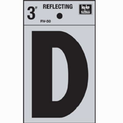 LETRA  D REFLECTIVA DE 3"