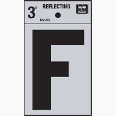 LETRA F REFLECTIVA DE 3"