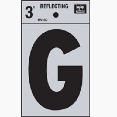 LETRA  G REFLECTIVA DE 3"