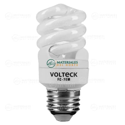 FOCO 7W AHORRADOR ESPIRAL MINI LUZ CÁLIDA 48203