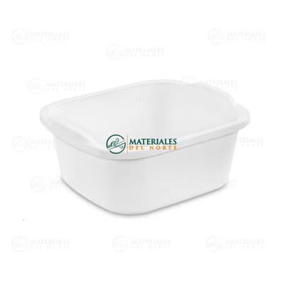 PALANGANA RECTANGULAR BLANCA 11.35 L 0647