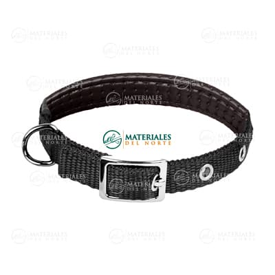 COLLAR SUAVE NEGRO TALLA M PARA PERRO