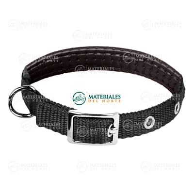 COLLAR SUAVE NEGRO TALLA G PARA PERRO