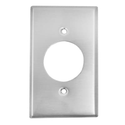 PLACA INOX PARA TOMA SEC 1.6"