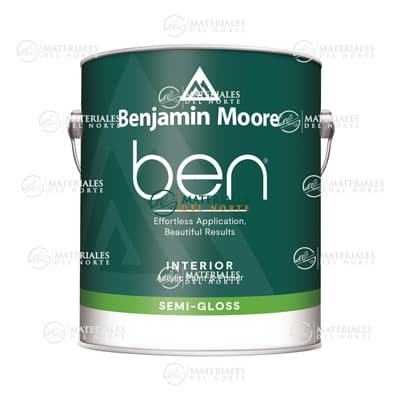 BENJAMIN MOORE GALON PINTURA VINILICA INTERIOR SEMI BRILLANTE BASE 1X