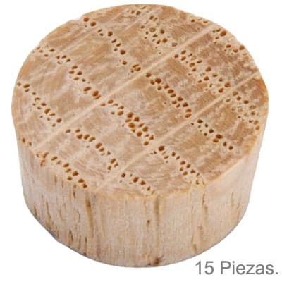 TAPON DE MADERA DE 1/2 PULGADAS