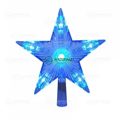 PUNTA DE ÁRBOL 30 L BLANCA Y AZUL