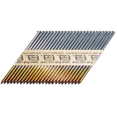 CLAVO LISO PARA PISTOLA DE 3 PULGADAS CON 30 GRADOS DE INCLINACION