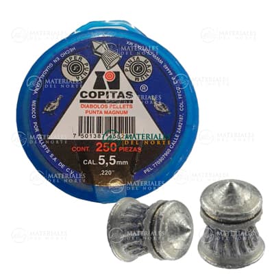 DIABOLOS CAL. 5.5 PUNTA MAGNUM PELLETS COPITAS