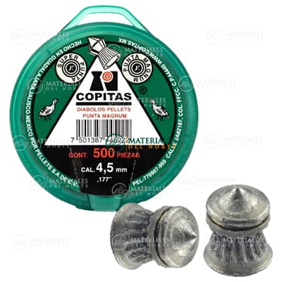 DIABOLO CAL 4.5 PUNTA MAGNUM PELLETS COPITAS