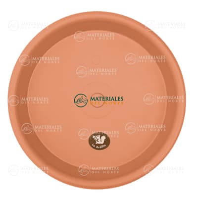 PLATO PARA MACETA 9 BARRO