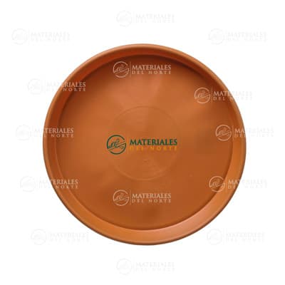 PLATO PARA MACETA DE 18 CM. BARRO
