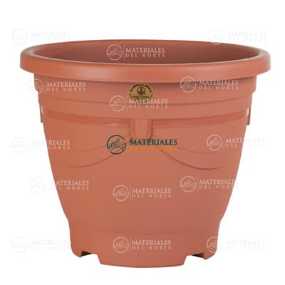 MACETA AIMME REDONDA 8 BARRO