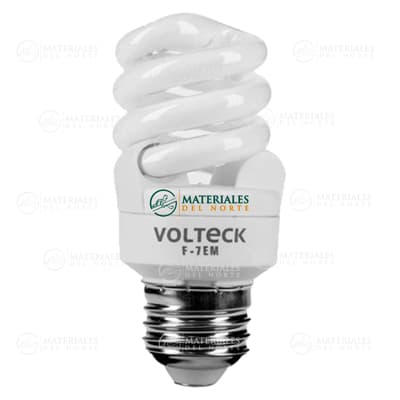 FOCO 7W AHORRADOR ESPIRAL MINI LUZ DE DÍA 48202