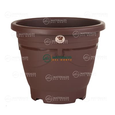 MACETA AIMME REDONDA 10 CHOCOLATE