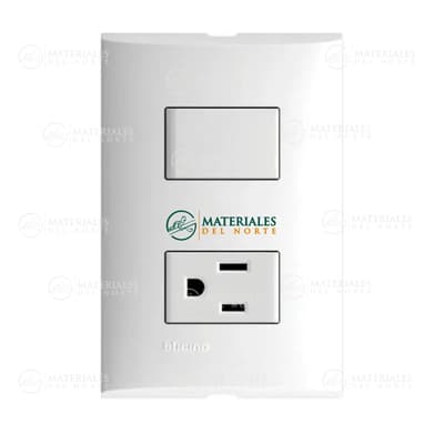 PLACA DE DOS MODULOS BTICINO