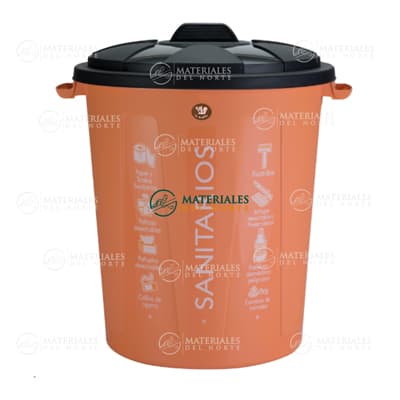 CONTENEDOR PARA BASURA PRACTIBOTE DE 80 LITROS SANITARIO