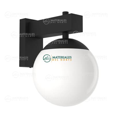 LUMINARIO DE PARED EXTERIOR BUFALATA NEGRO