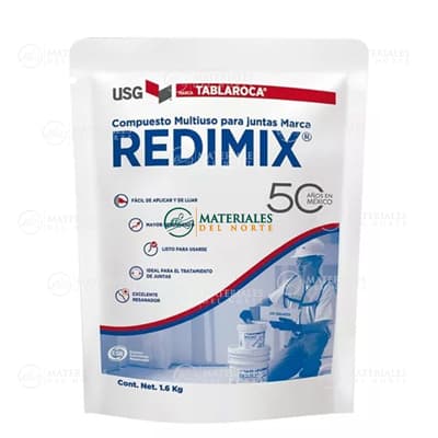 RESANADOR PARA TABLAROCA USG 1.6 KG. REDIMIX