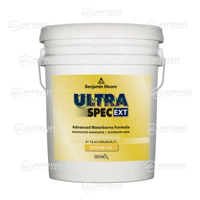 BENJAMIN MOORE CUBETA PINTURA EXTERIOR ULTRA SPEC FLAT 1X