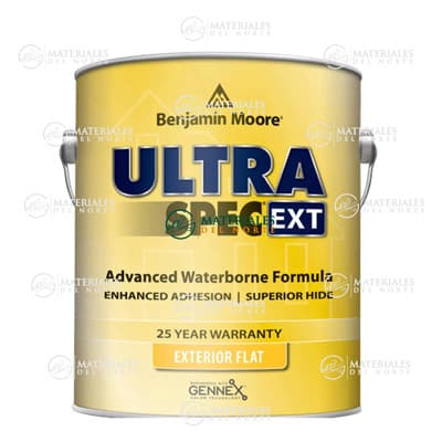 BENJAMIN MOORE GALON PINTURA EXTERIOR ULTRA SPEC FLAT BASE 4X