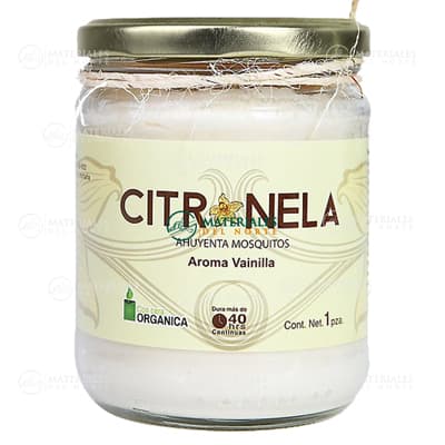 VELA CITRONELA AHUYENTA MOSQUITOS