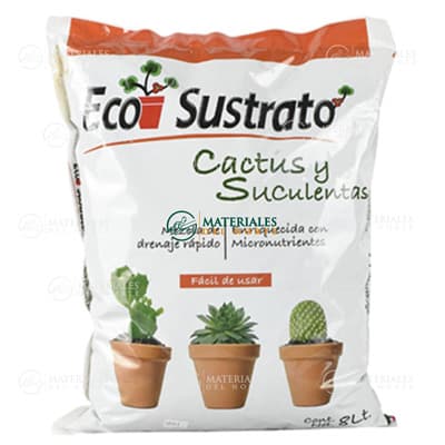 SUSTRATO PARA CACTUS Y SUCULENTAS DE 8 LTS.