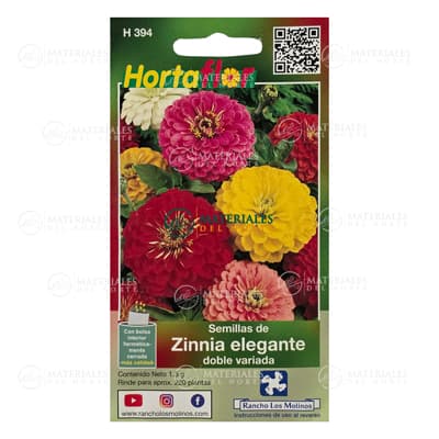 SEMILLA PARA SIEMBRA HORTA ZINNIA ELEGANTE H 394
