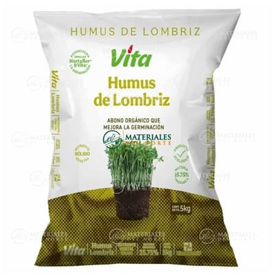 HUMUS DE LOMBRIZ 5 KG.