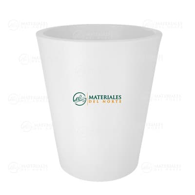 MACETA GERBERA 33 BLANCO