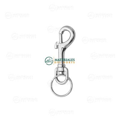 LLAVERO GRANDE CON MOSQUETON DE GATILLO