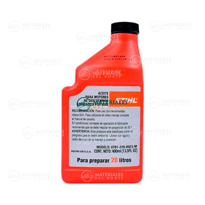 ACEITE PARA MOTORES 2 TIEMPOS STIHL 400 ML