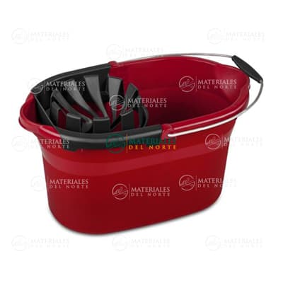 CUBETA PARA TRAPEADOR DE 16.6 L ROJA