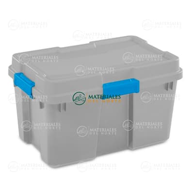 CAJA DE ALMACENAMIENTO TOTE CEMENTO 114 L (30 GAL)