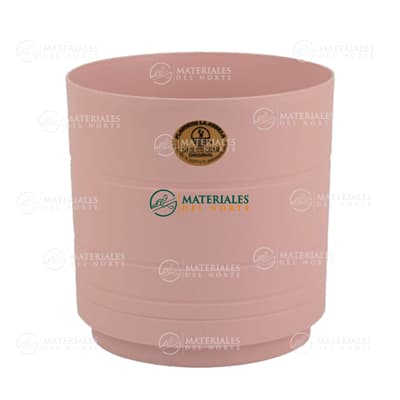 MACETA AMALFI ROSA SATIN 20 CM