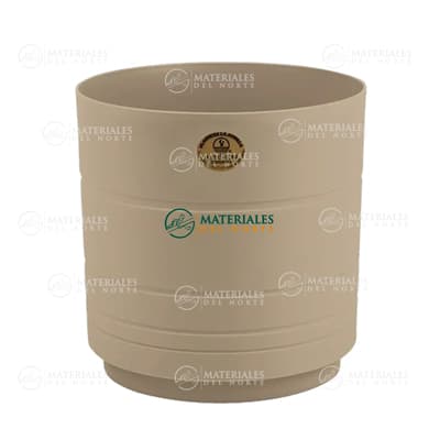 MACETA AMALFI TAUPE 20 CM