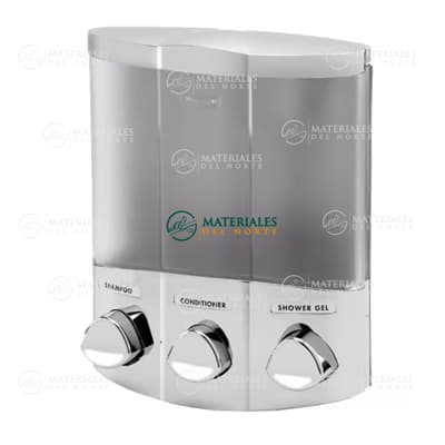DISPENSADOR TRIPLE PARA JABÓN