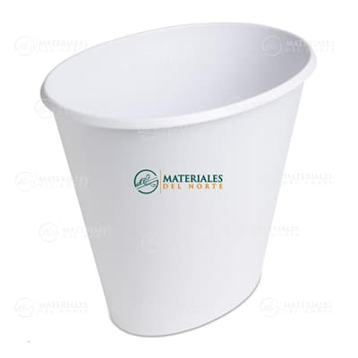 CESTO PAPELERO OVALADO SIN TAPA 9.5 L 1019