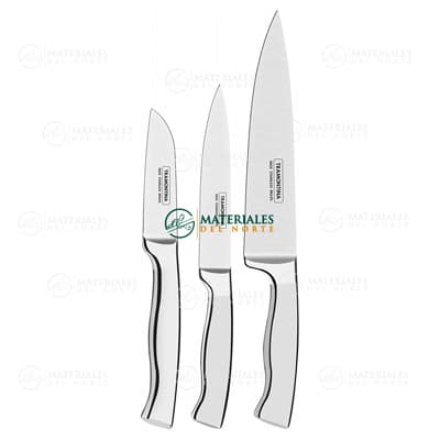 JUEGO DE CUCHILLOS CROMADOS